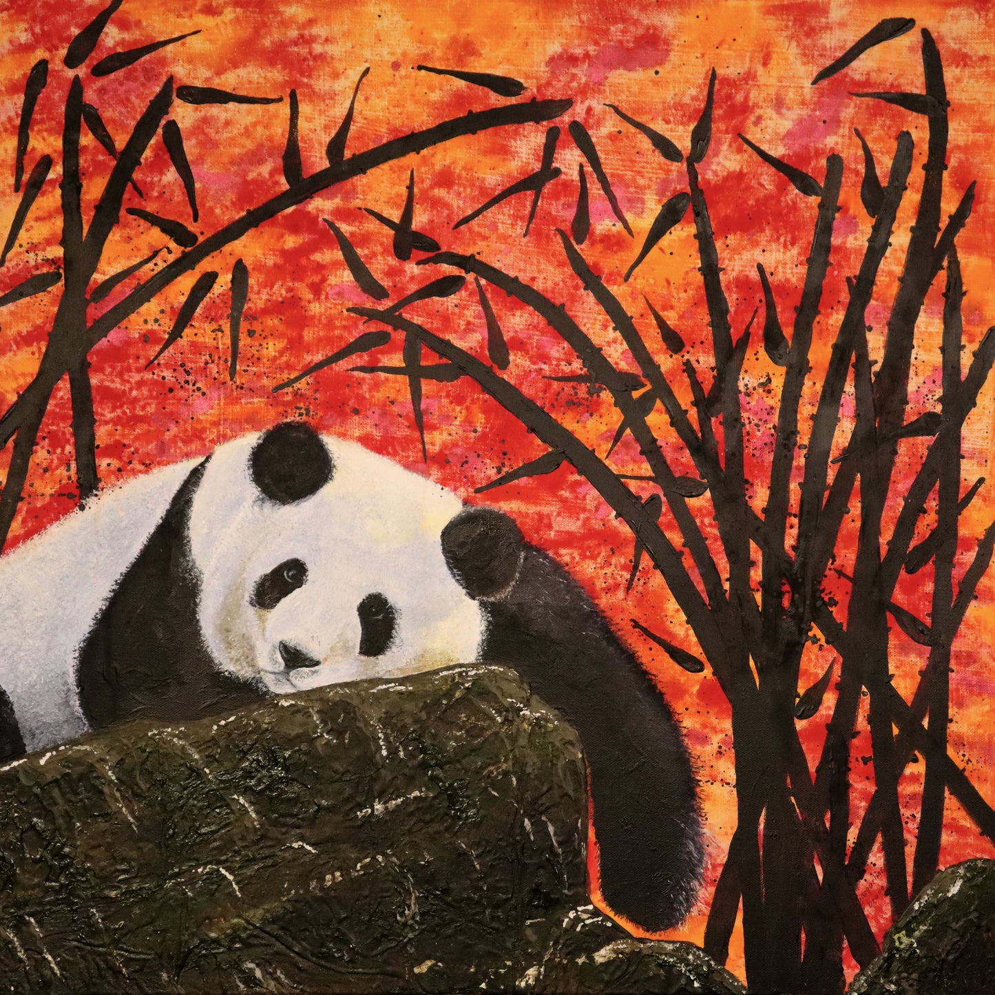 Relaxed Panda - Original